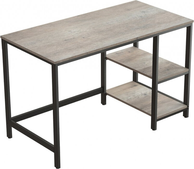 Songmics COMPUTERDESK/GREIGE+BLACK/120X60X75 hinta ja tiedot | Tietokonepöydät ja työpöydät | hobbyhall.fi