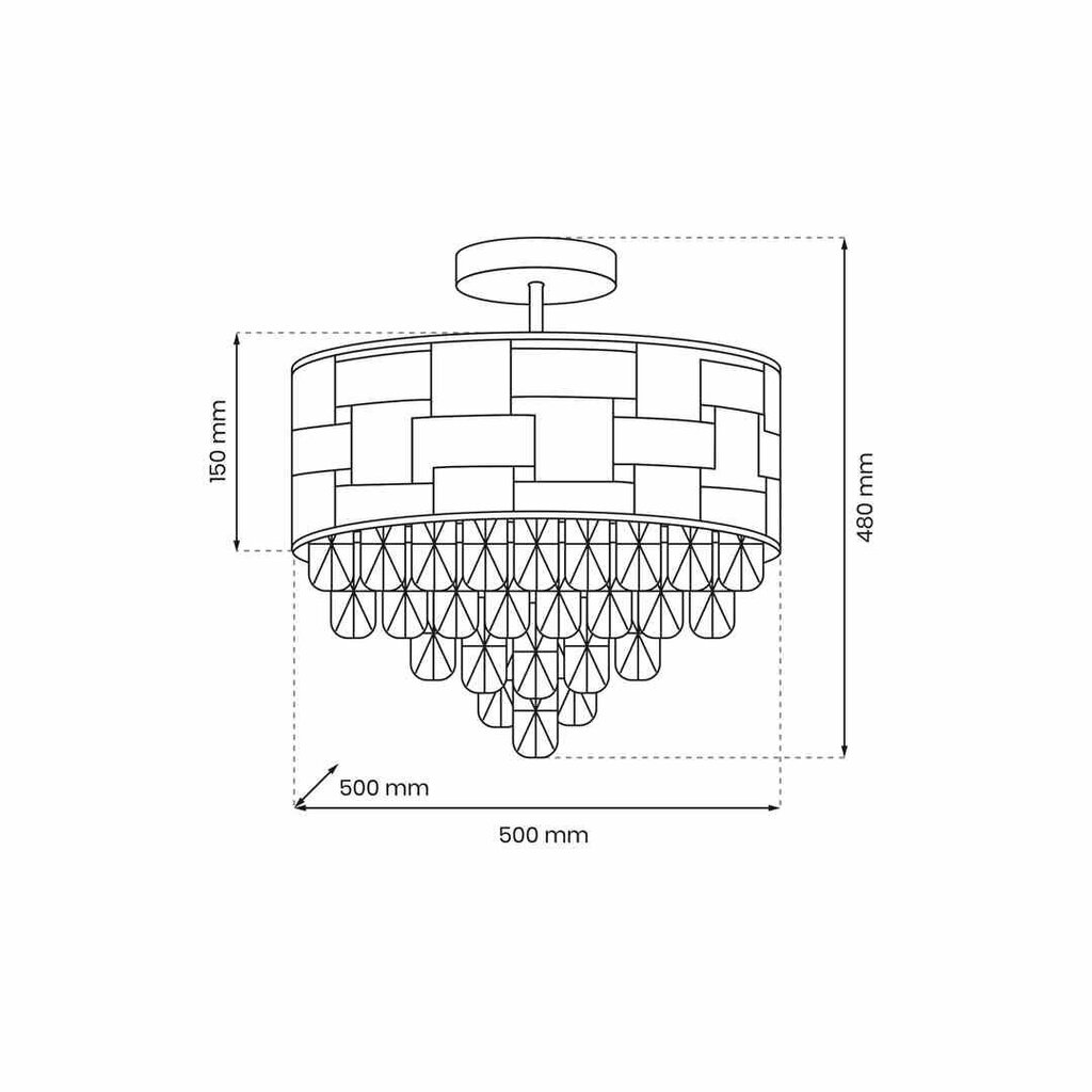 Kattovalaisin Luxuria ML8894 hinta ja tiedot | Kattovalaisimet | hobbyhall.fi