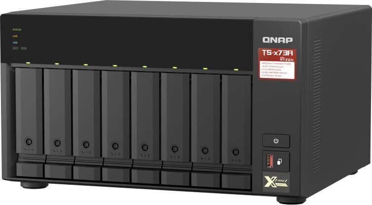 Qnap TS-873A-8G hinta ja tiedot | Ulkoisten kovalevyjen kotelot | hobbyhall.fi