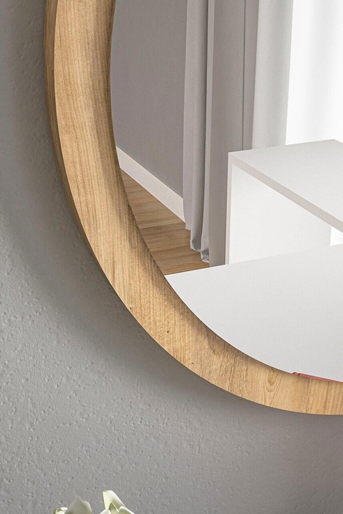 Koristeellinen peili, Asir, 45x45 cm, ruskea hinta ja tiedot | Peilit | hobbyhall.fi