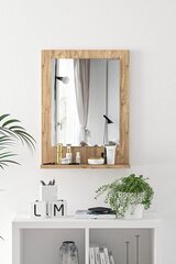 Koristeellinen peili, Asir, 45x60 cm, ruskea hinta ja tiedot | Peilit | hobbyhall.fi