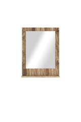 Koristeellinen peili, Asir, 45x60 cm, tummanruskea hinta ja tiedot | Peilit | hobbyhall.fi