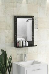 Koristeellinen peili, Asir, 45x60 cm, musta hinta ja tiedot | Peilit | hobbyhall.fi