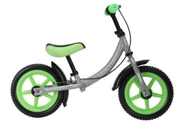Leantoys MARCO 12" tasapainopyörä, vihreä hinta ja tiedot | Potkupyörät | hobbyhall.fi
