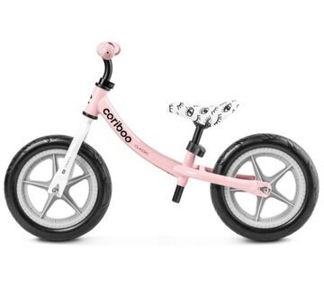 Cariboo Classic 12" tasapainopyörä, vaaleanpunainen, harmaa hinta ja tiedot | Potkupyörät | hobbyhall.fi