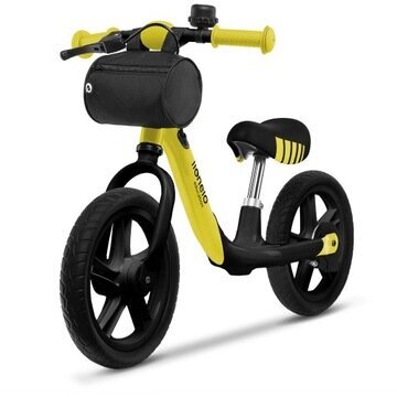 Lionelo Arie Lemon Yellow 12" tasapainopyörä hinta ja tiedot | Potkupyörät | hobbyhall.fi