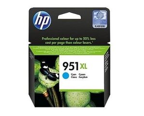 hp alkuperäinen muste cn046ae, hp 951xl, syaani, 1500p, 24ml, hp officejet pro 276dw, 8100 eprinter,8620 hinta ja tiedot | Mustekasetit | hobbyhall.fi