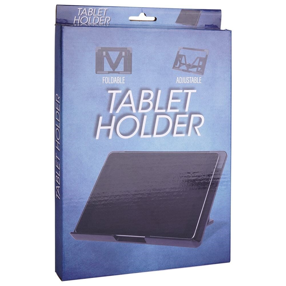 Tablettiteline, musta, 26x18,5 cm hinta ja tiedot | Näyttötelineet | hobbyhall.fi