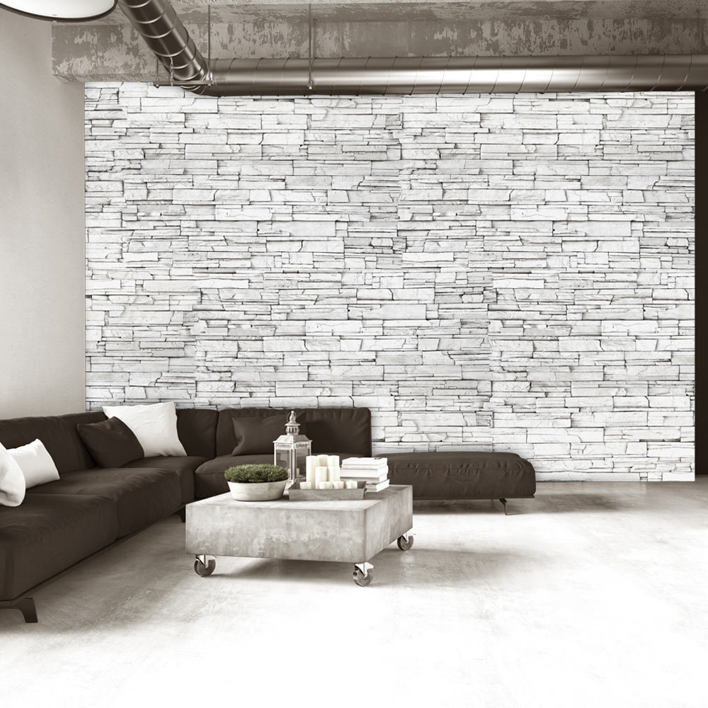 Valokuvatapetti - White Brick 100x70 cm hinta ja tiedot | Valokuvatapetit | hobbyhall.fi