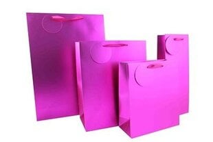 L-lahjakassi Pink Matt Metallic 33x26x14cm hinta ja tiedot | Lahjapaketointi | hobbyhall.fi