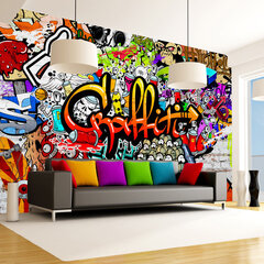 Valokuvatapetti - Colorful Graffiti 300x210 cm hinta ja tiedot | Valokuvatapetit | hobbyhall.fi