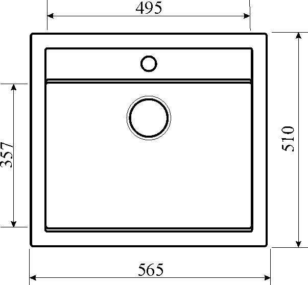 Keinotekoinen graniittinen tiskiallas Aquasanita Quadro SQQ100, 710 Alba hinta ja tiedot | Keittiöaltaat | hobbyhall.fi