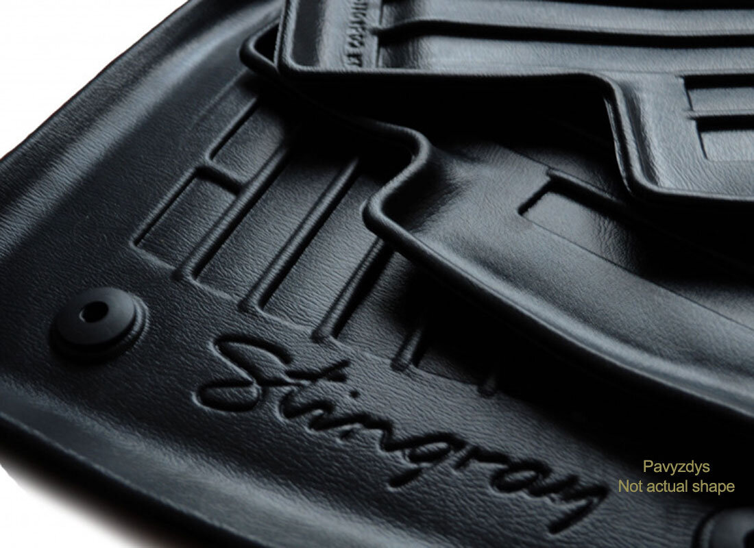 Stingray™ 3D / 5027034 -merkkikohtainen kumimattosarja, BMW X6 E71 2008-2014, 4 kpl, musta hinta ja tiedot | Auton kumimatot | hobbyhall.fi