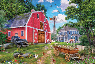 Palapeli Eurographics, 8551-5601, Family Farm, Tin, 550 kpl hinta ja tiedot | Palapelit | hobbyhall.fi