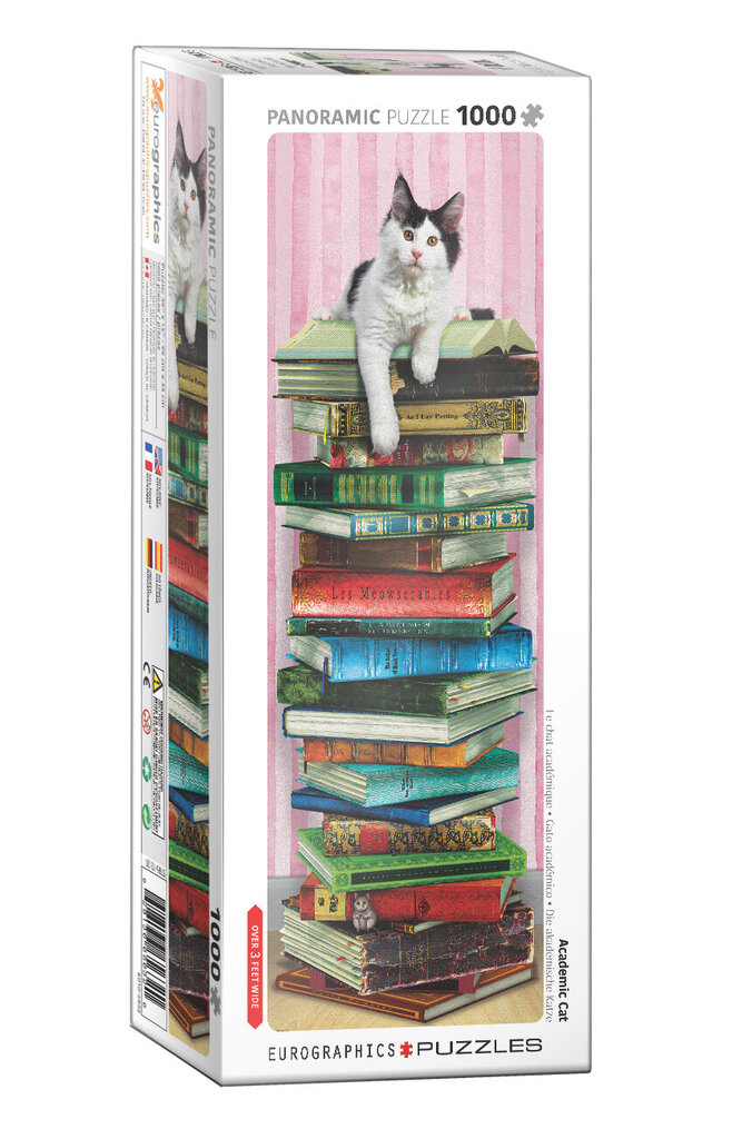 Palapeli Eurographics, 6010-5632, Academic Cat, 1000 kpl hinta ja tiedot | Palapelit | hobbyhall.fi