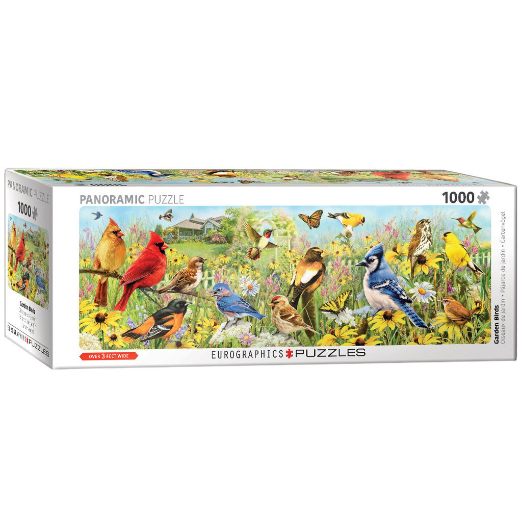 Palapeli Eurographics, 6010-5338, Garden Birds, 1000 kpl hinta ja tiedot | Palapelit | hobbyhall.fi