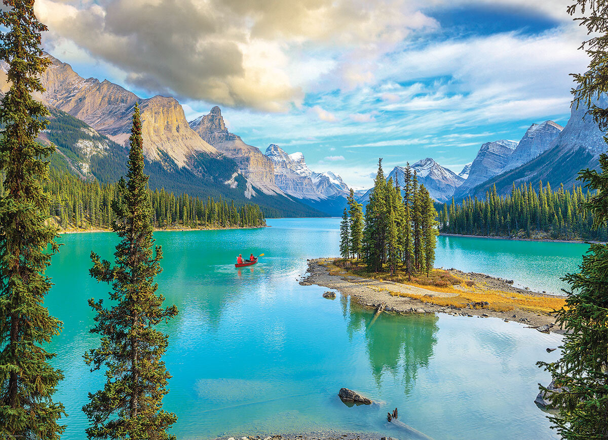 Palapeli Eurographics, 6000-5430, Maligne Lake, Alberta, 1000 kpl hinta ja tiedot | Palapelit | hobbyhall.fi