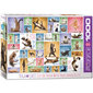 Palapeli Eurographics, 6000-0953, Yoga Cats, 1000 kpl hinta ja tiedot | Palapelit | hobbyhall.fi