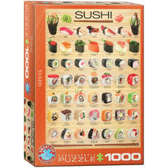 Palapeli Eurographics, 6000-0597, Sushi, 1000 kpl hinta ja tiedot | Palapelit | hobbyhall.fi