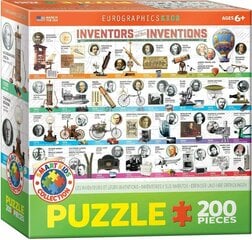 Palapeli Eurographics, 6200-0724, Inventors and their Inventions, 200 kpl hinta ja tiedot | Palapelit | hobbyhall.fi