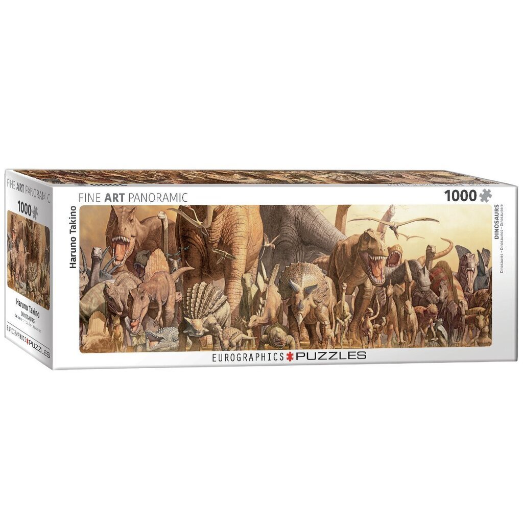 Palapeli Eurographics, 6010-4650, Dinosaurs, 1000 kpl hinta ja tiedot | Palapelit | hobbyhall.fi