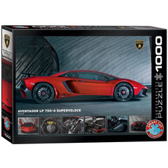 Palapeli Eurographics, 6000-0871, Lamborghini Aventador 750-4 Superveloce, 1000 kpl hinta ja tiedot | Palapelit | hobbyhall.fi