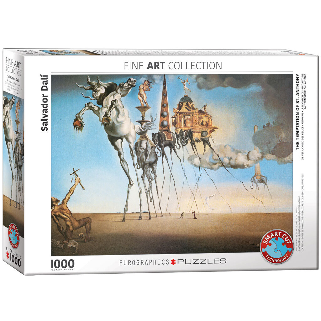 Palapeli Eurographics, 6000-0847, The Temptation of St. Anthony, 1000 kpl hinta ja tiedot | Palapelit | hobbyhall.fi