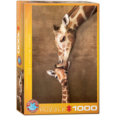 Palapeli Eurographics, 6000-0301, Giraffe Mother’s Kiss, 1000 kpl hinta ja tiedot | Palapelit | hobbyhall.fi