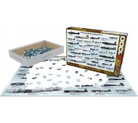 Palapeli Eurographics, 6000-0075, WWII Aircraft, 1000 kpl hinta ja tiedot | Palapelit | hobbyhall.fi