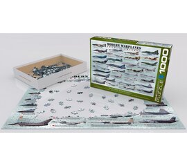 Palapeli Eurographics, 6000-0076, Modern Warplanes, 1000 kpl hinta ja tiedot | Palapelit | hobbyhall.fi