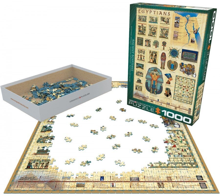 Palapeli Eurographics, 6000-0083, Ancient Egyptians, 1000 kpl hinta ja tiedot | Palapelit | hobbyhall.fi