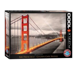 Palapeli Eurographics, 6000-0663, San Francisco, Golden Gate Bridge, 1000 kpl hinta ja tiedot | Palapelit | hobbyhall.fi