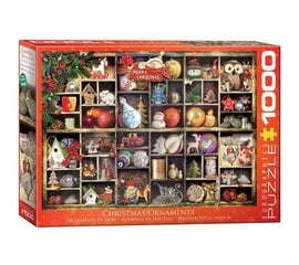 Palapeli Eurographics, 6000-0759, Christmas Ornaments, 1000 kpl hinta ja tiedot | Palapelit | hobbyhall.fi