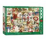 Palapeli Eurographics, 6000-0784, Vintage Christmas Cards, 1000 kpl hinta ja tiedot | Palapelit | hobbyhall.fi