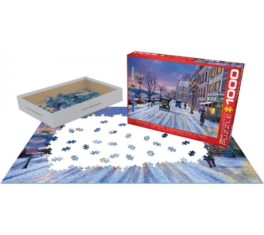 Palapeli Eurographics, 6000-0785, Christmas Eve in Paris, 1000 kpl hinta ja tiedot | Palapelit | hobbyhall.fi