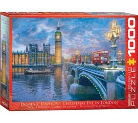 Palapeli Eurographics, 6000-0916, Christmas Eve in London, 1000 kpl hinta ja tiedot | Palapelit | hobbyhall.fi