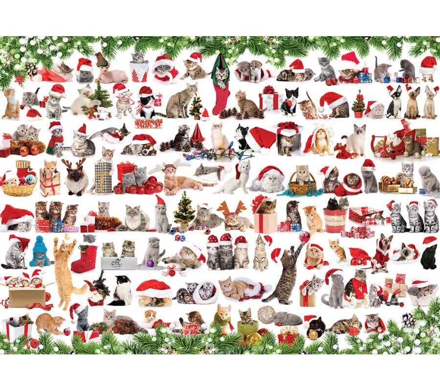 Palapeli Eurographics, 6000-0940, Holiday Cats, 1000 kpl hinta ja tiedot | Palapelit | hobbyhall.fi