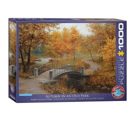 Palapeli Eurographics, 6000-0979, Autumn in an Old Park, 1000 kpl hinta ja tiedot | Palapelit | hobbyhall.fi