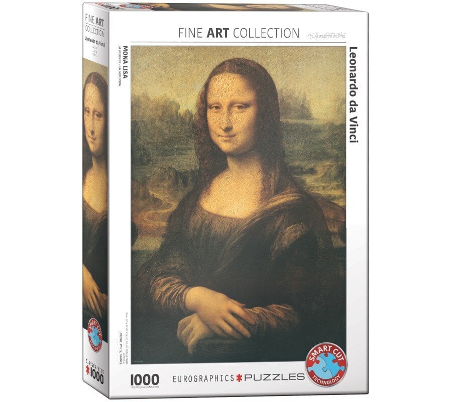 Palapeli Eurographics, 6000-1203, Mona Lisa, 1000 kpl hinta ja tiedot | Palapelit | hobbyhall.fi