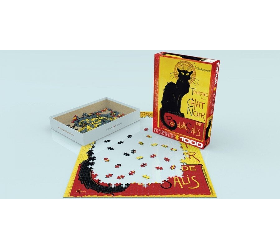 Palapeli Eurographics, 6000-1399, Tournée du Chat Noir, 1000 kpl hinta ja tiedot | Palapelit | hobbyhall.fi