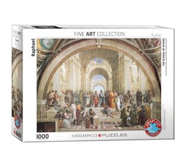 Palapeli Eurographics, 6000-4141, School of Athens, 1000 kpl hinta ja tiedot | Palapelit | hobbyhall.fi