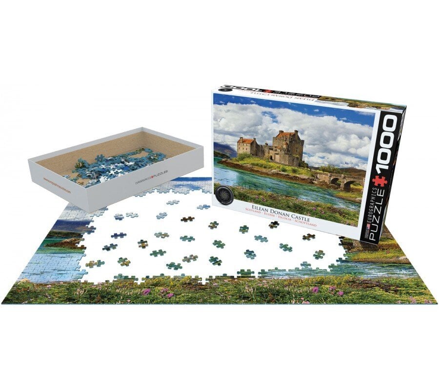 Palapeli Eurographics, 6000-5375, Eilean Donan Castle, Scotland, 1000 kpl hinta ja tiedot | Palapelit | hobbyhall.fi