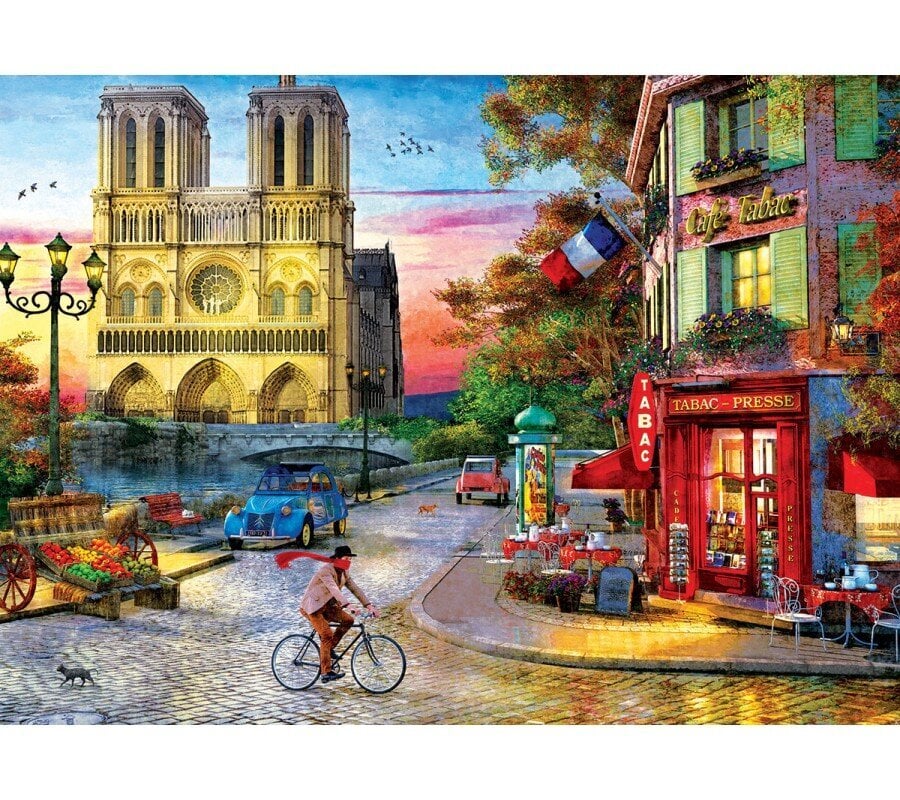 Palapeli Eurographics, 6000-5530, Notre Dame Sunset, 1000 kpl hinta ja tiedot | Palapelit | hobbyhall.fi