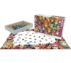 Palapeli Eurographics, 6000-5534, Venetian Masks, 1000 kpl hinta ja tiedot | Palapelit | hobbyhall.fi