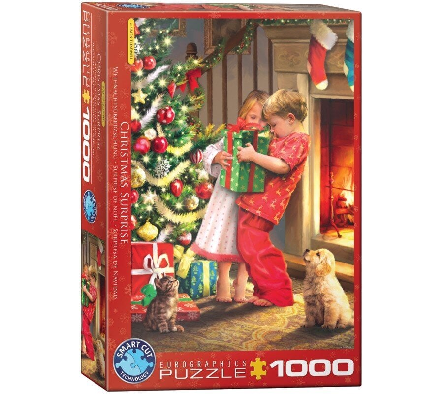 Palapeli Eurographics, 6000-5640, Christmas Surprise, 1000 kpl hinta ja tiedot | Palapelit | hobbyhall.fi