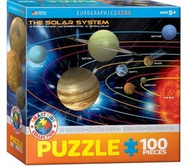 Palapeli Eurographics, 6100-1009, The Solar System, 100 kpl hinta ja tiedot | Palapelit | hobbyhall.fi