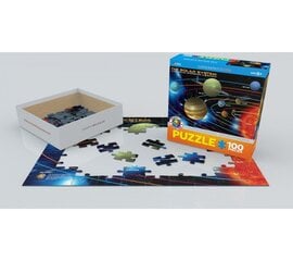 Palapeli Eurographics, 6100-1009, The Solar System, 100 kpl hinta ja tiedot | Palapelit | hobbyhall.fi