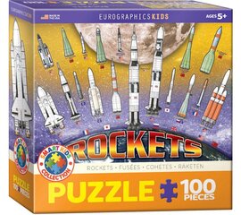 Palapeli Eurographics, 6100-1015, Rockets, 100 kpl hinta ja tiedot | Palapelit | hobbyhall.fi