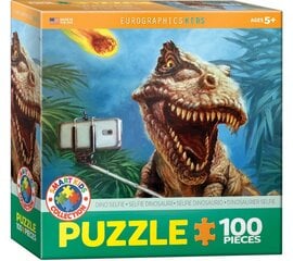 Palapeli Eurographics, 6100-5555, Dino Selfie, 100 kpl hinta ja tiedot | Palapelit | hobbyhall.fi