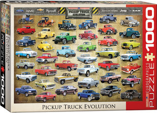 Palapeli Eurographics, 6000-0681, Pickup Truck Evolution, 1000 kpl hinta ja tiedot | Palapelit | hobbyhall.fi